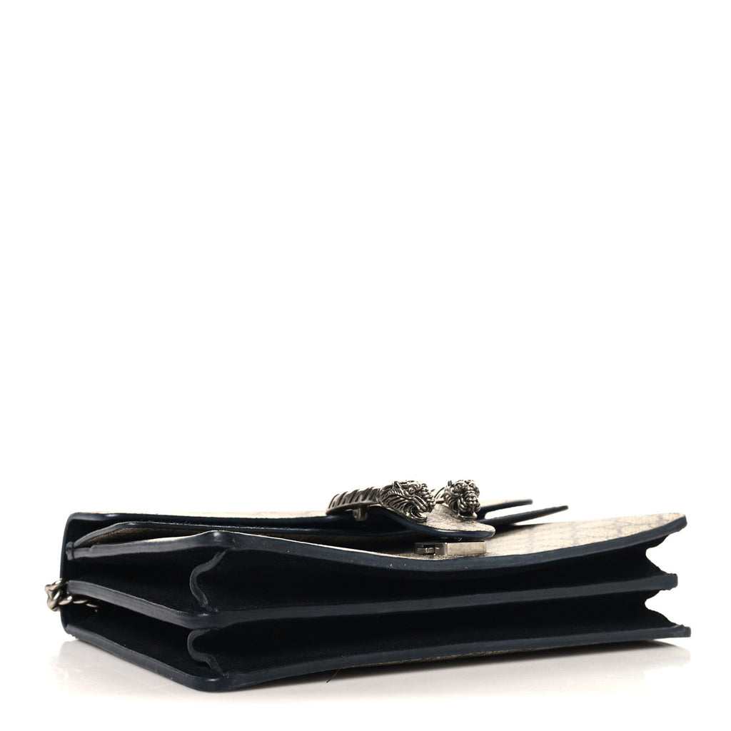 Gucci GG Supreme Monogram Small Dionysus Shoulder Bag Black