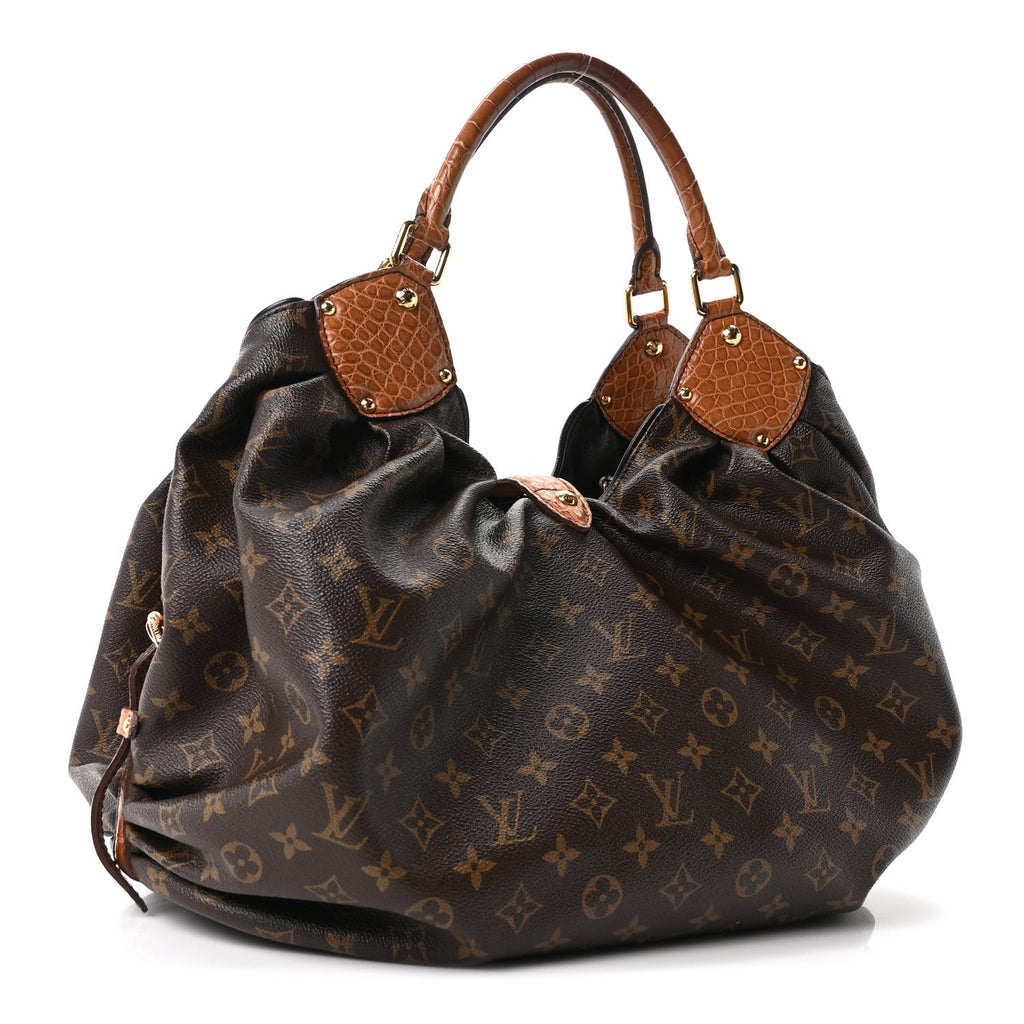 Louis Vuitton Monogram Alligator Trim Mahina XL