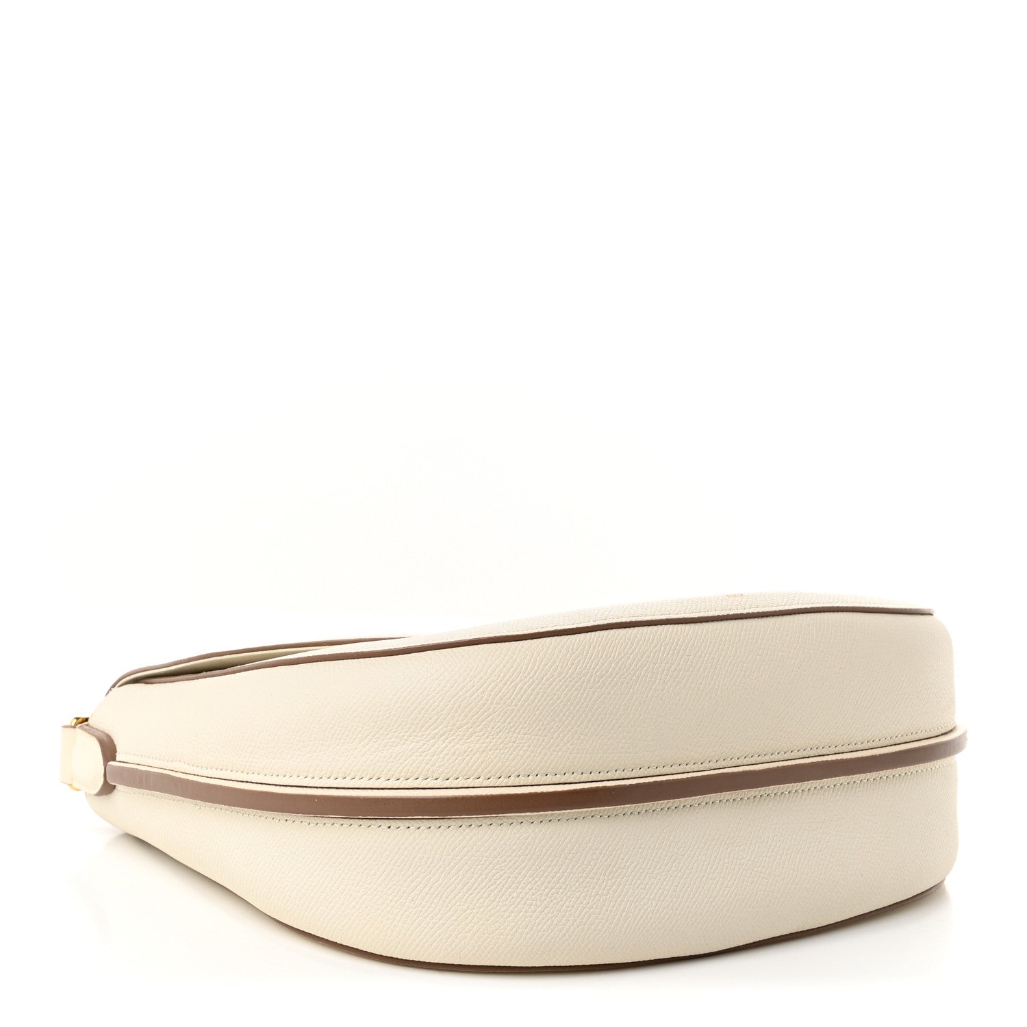 Celine Grained Calfskin Small Trotteur White