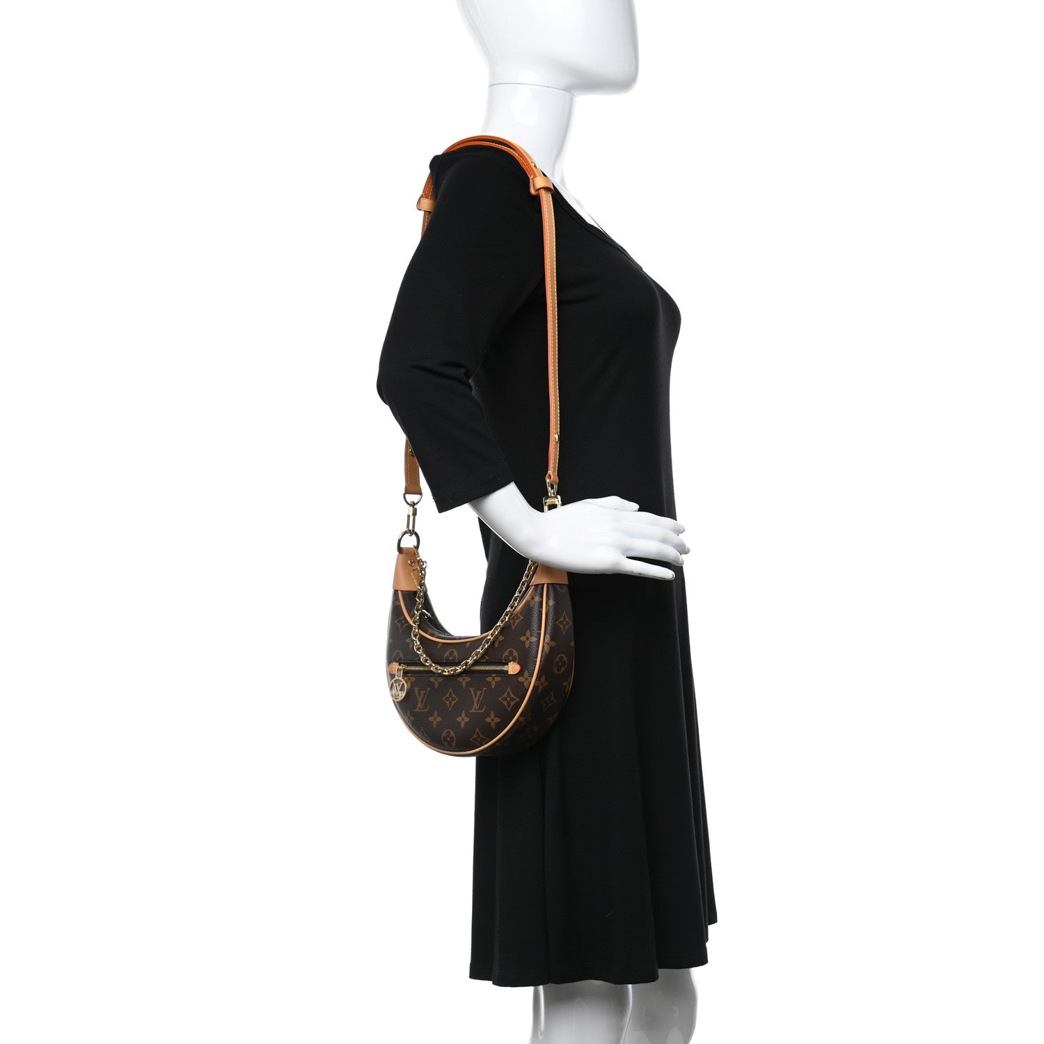3/4 back view - Louis Vuitton Monogram Loop