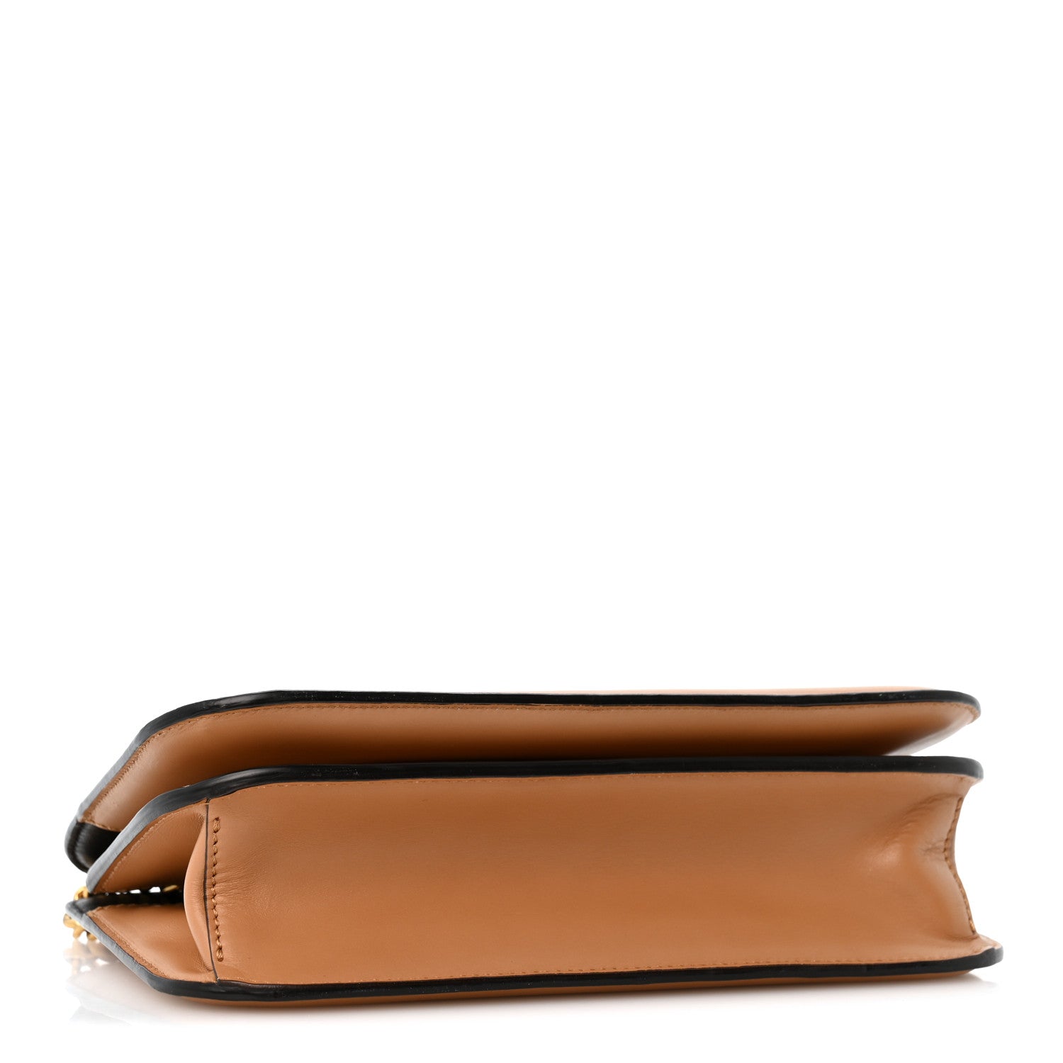 Fendi Vitello King Nubuck Pequin Karligraphy Pocket Shoulder Bag Biscuit Tobacco Moro