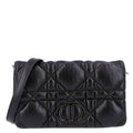 Dior Calfskin Macrocannage Mini Caro Bag Black