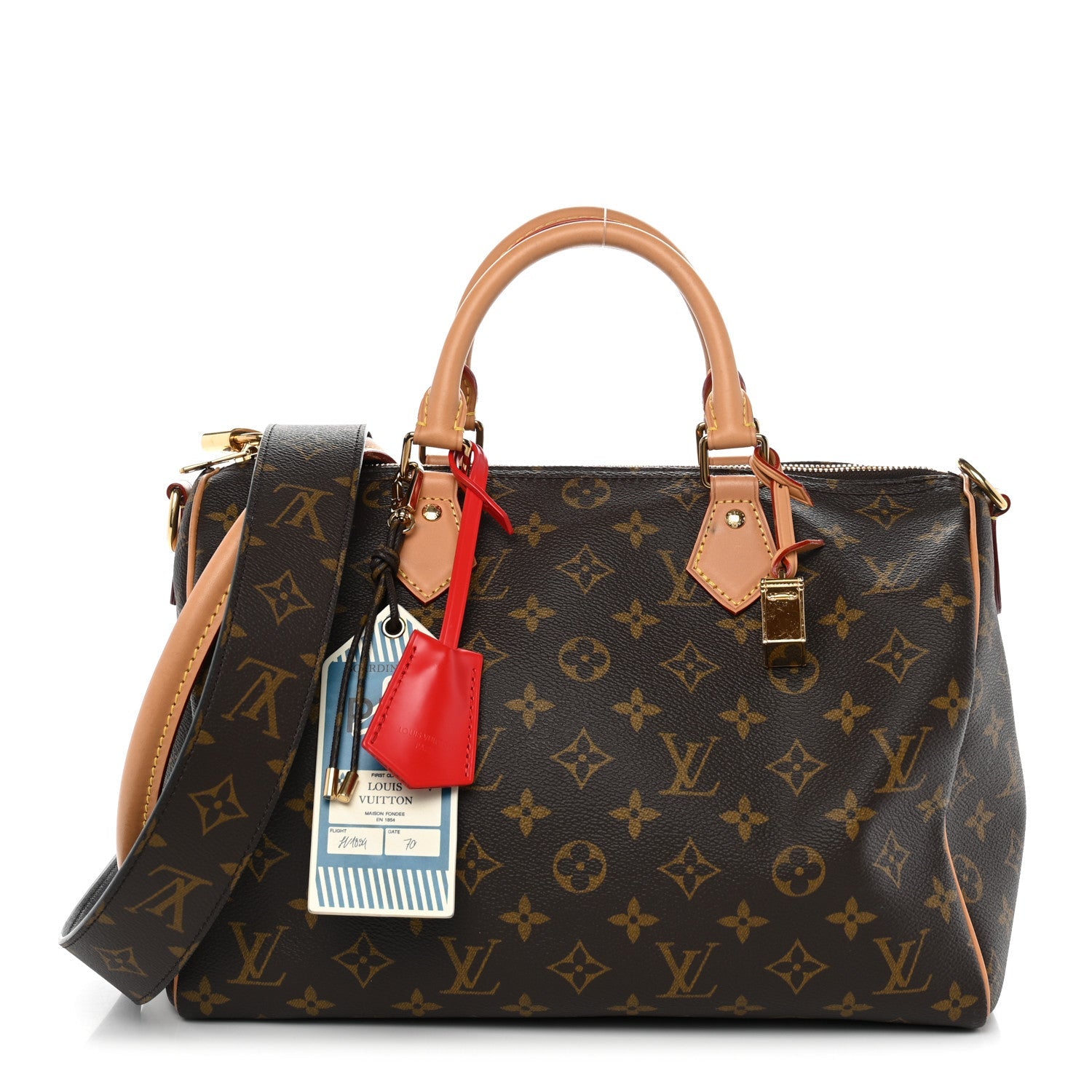 Louis Vuitton Monogram Speedy Soft Crafty 30
