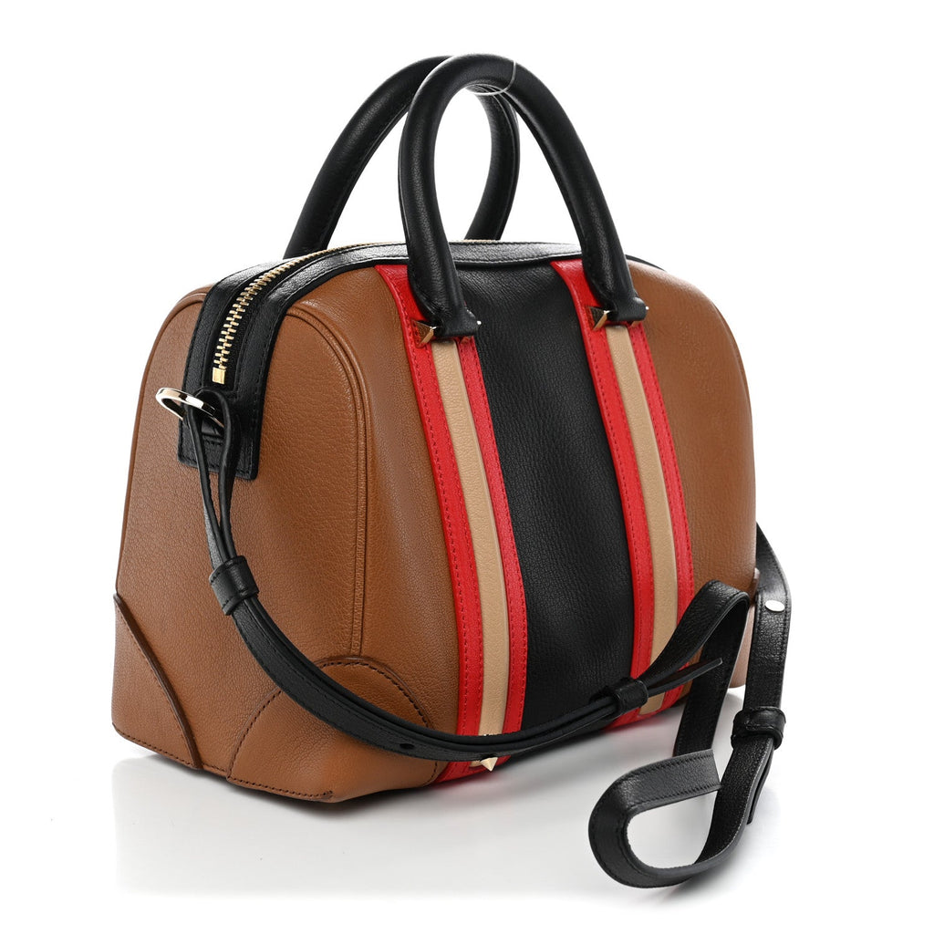 Givenchy Goatskin Colorblock Mini Lucrezia Brown Multicolor