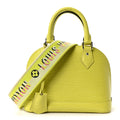 Louis Vuitton Epi Jacquard Alma BB Yellow Citron