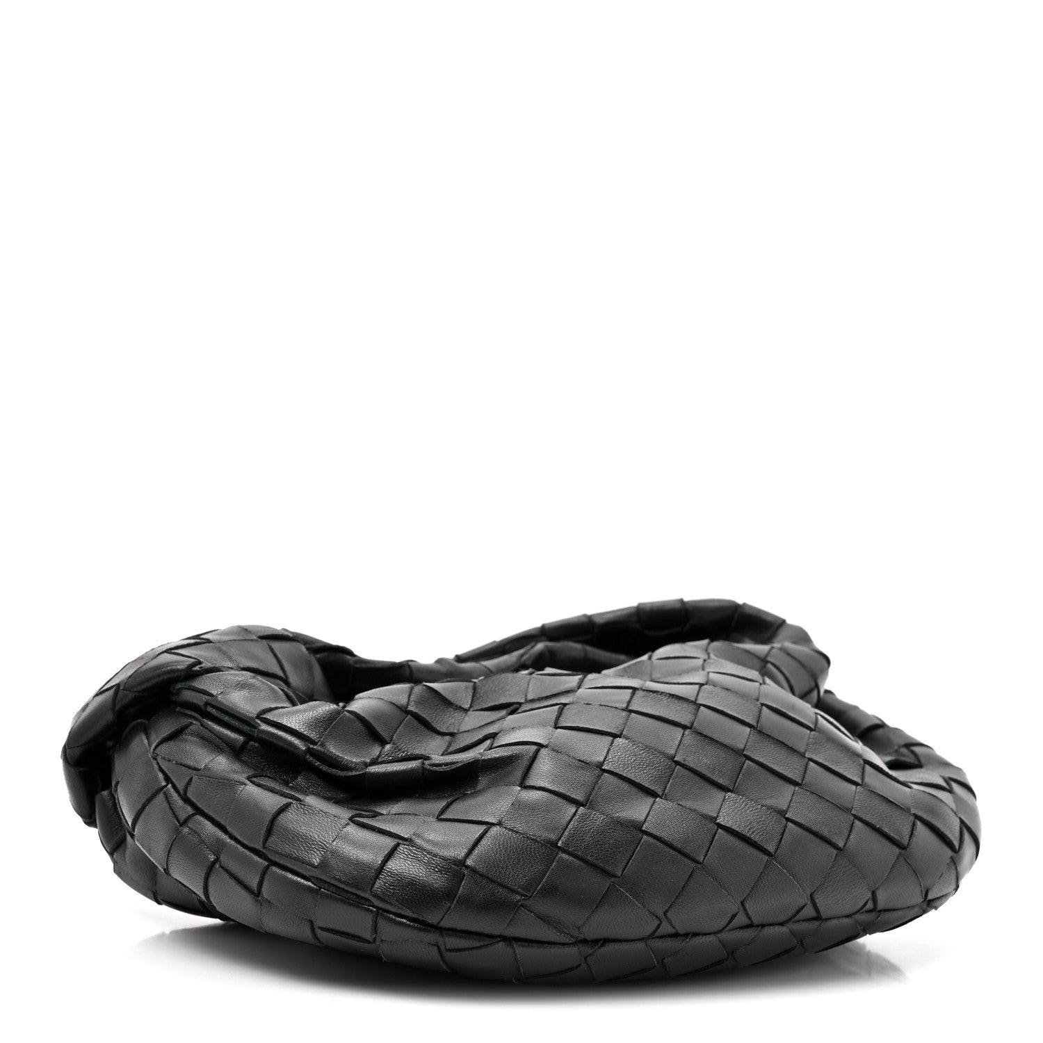 Bottega Veneta Nappa Intrecciato Mini Jodie Black Black