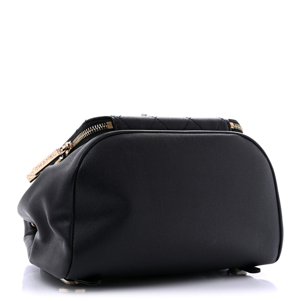 Chanel Caviar Quilted Business Affinity Backpack Black