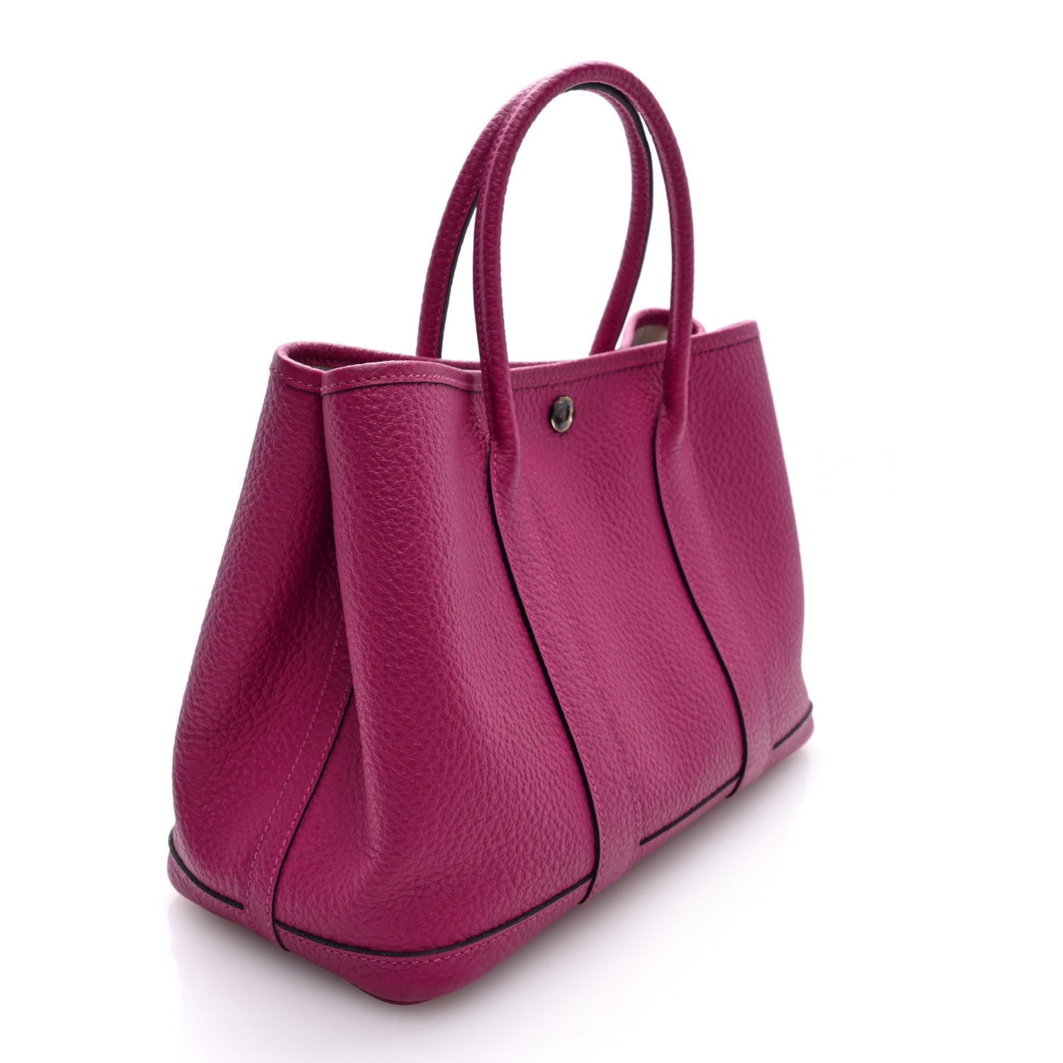 Hermès Vache Country Garden Party 30 TPM Rose Pourpre