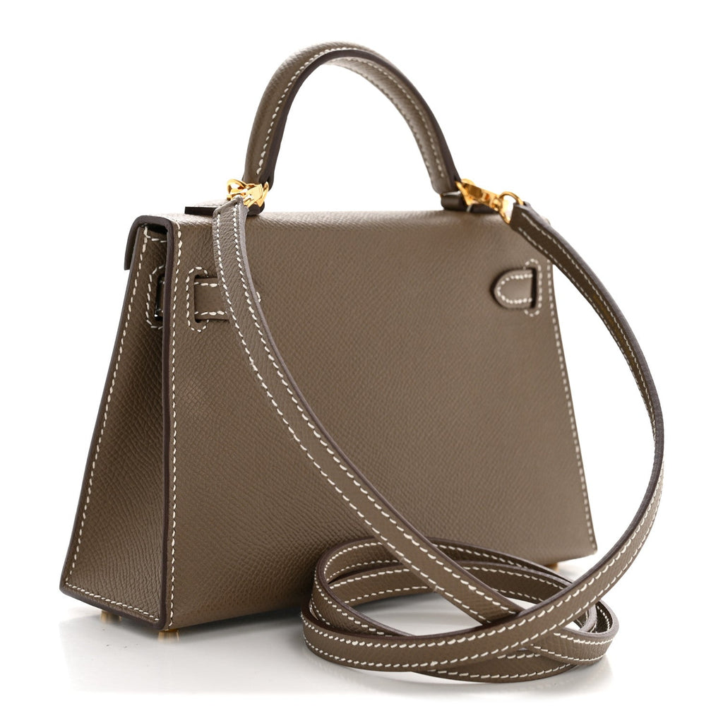 Hermès Epsom Mini Kelly Sellier 20 – Etoupe