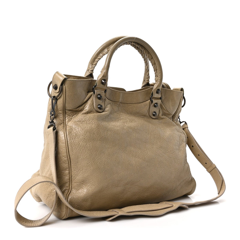 Balenciaga Agneau Arena Classic Hardware City Latte Beige