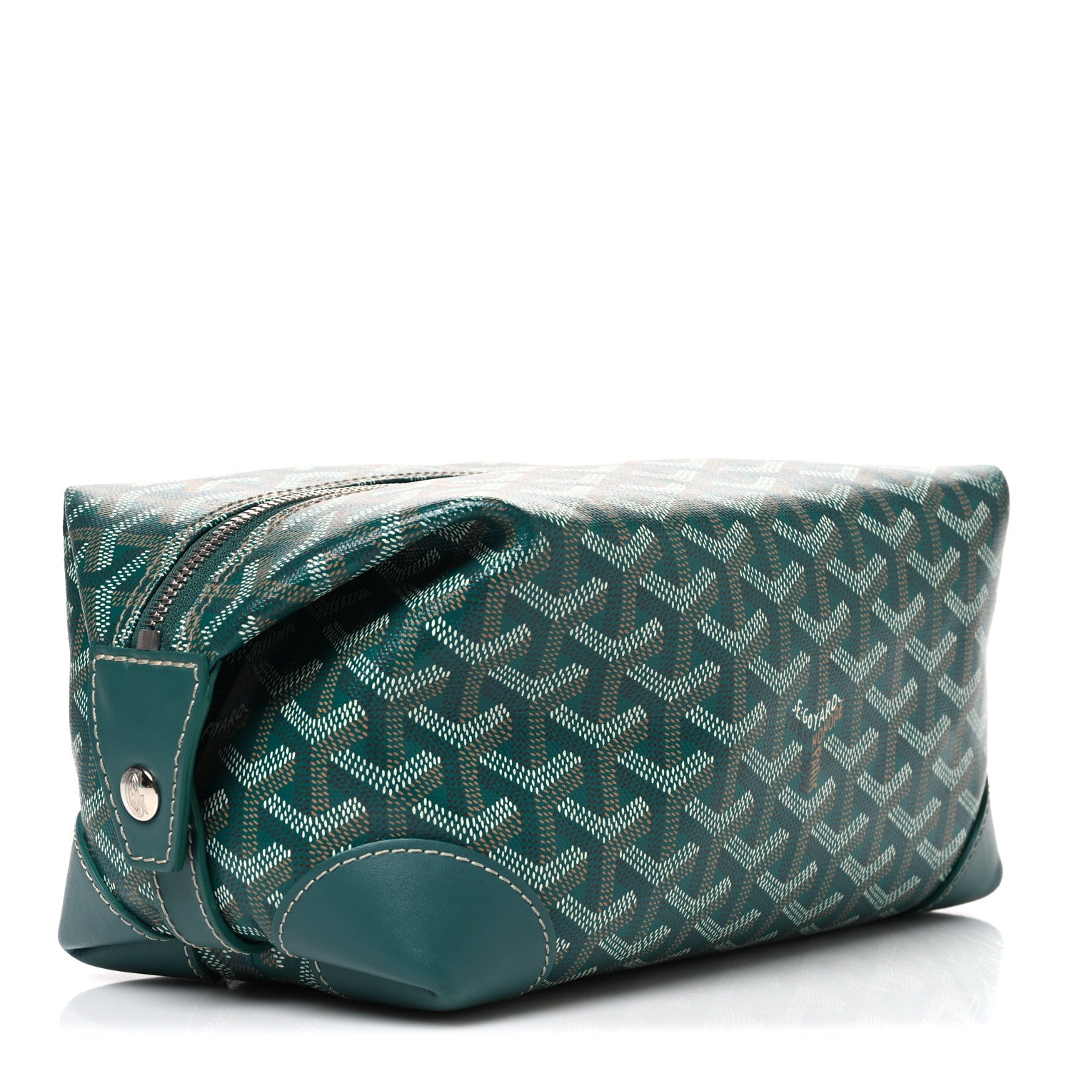 Goyard Goyardine Boeing 25 Trousse de Toilette Green