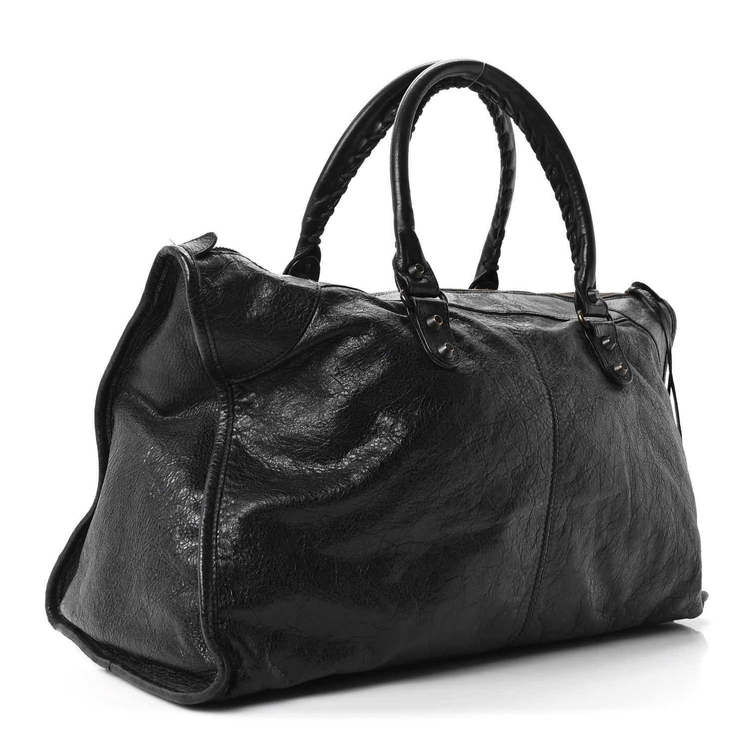 Balenciaga Agneau Classic Hardware Work Black