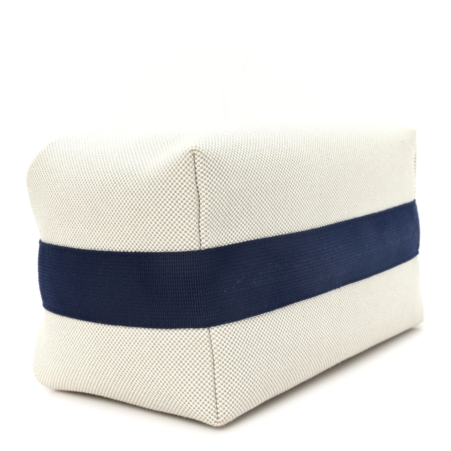 Hermès Canvas Large Bride-A-Brac Cabriole Case gris perle