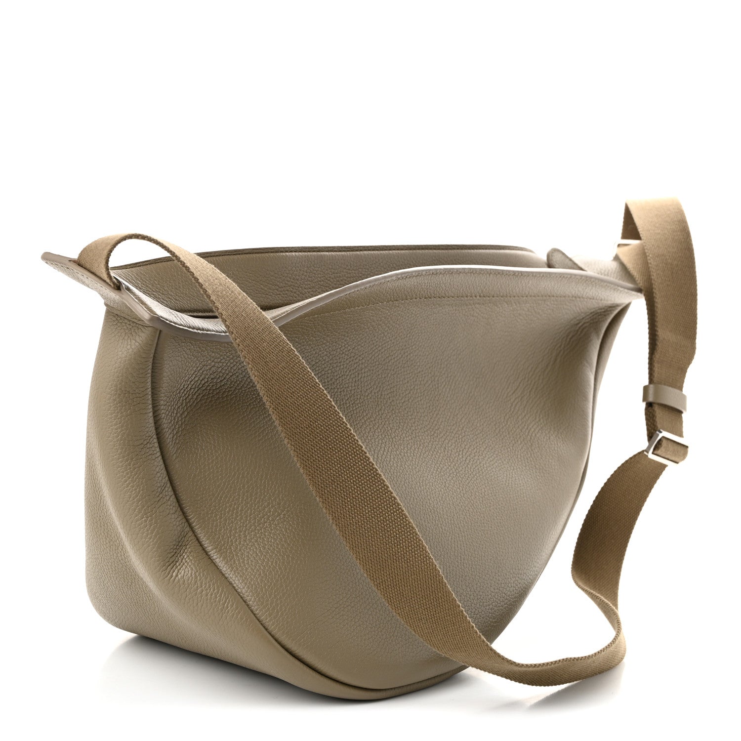 The Row Large Slouchy Banana Bag Military Beige
