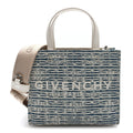 Givenchy Washed Denim Mini G Shopping Tote Blue