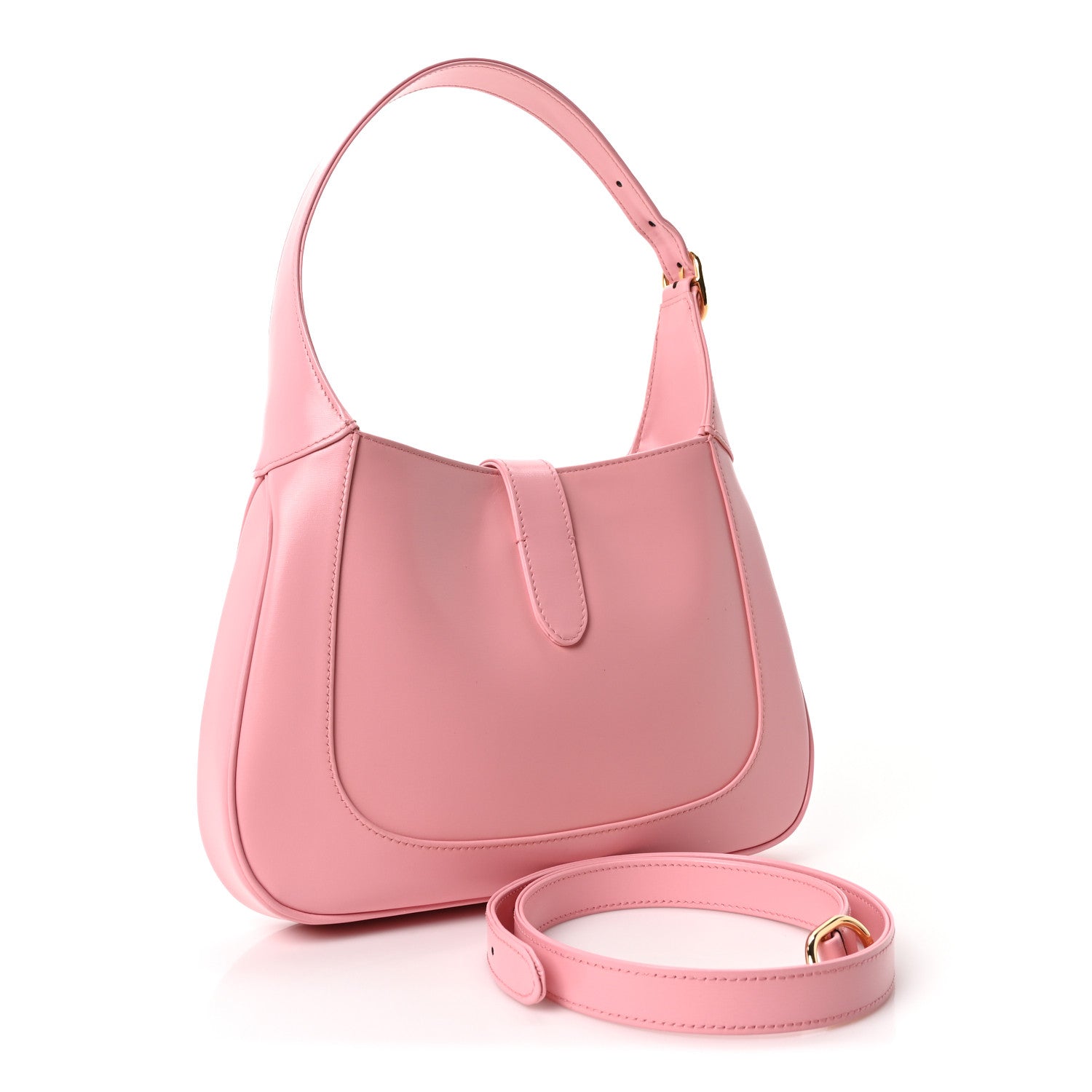 Gucci Boarded Dyana Lux Calfskin Small Jackie 1961 Hobo Wild Rose