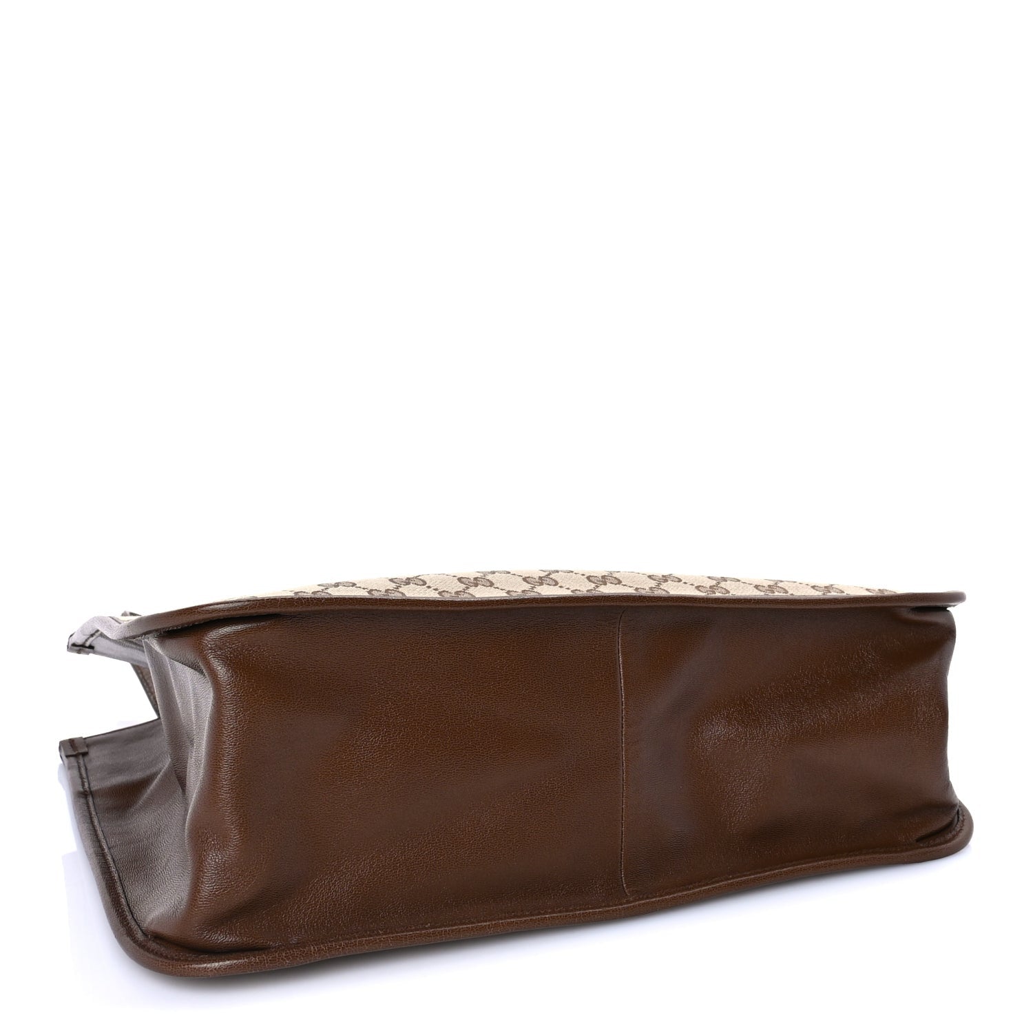 Gucci Monogram Horsebit 1955 Tote Bag Beige Brown Sugar