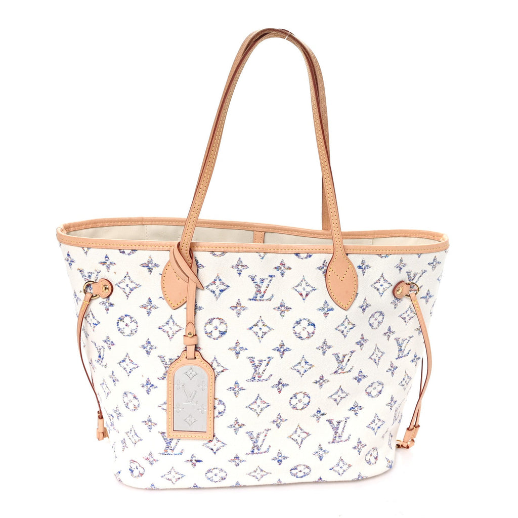 Louis Vuitton Monogram Jacquard Neverfull MM Multicolor Beige