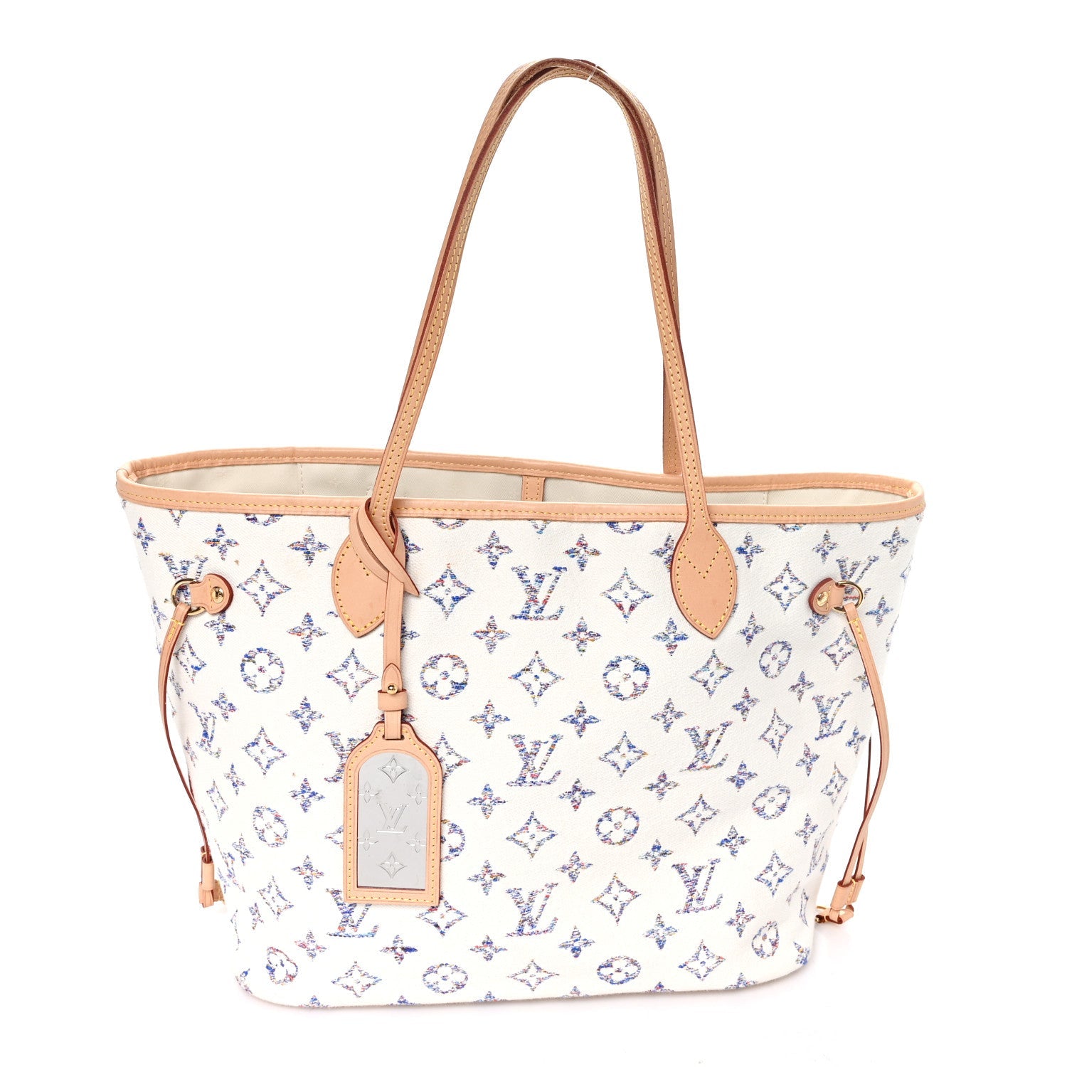 Louis Vuitton Monogram Jacquard Neverfull MM Multicolor Beige