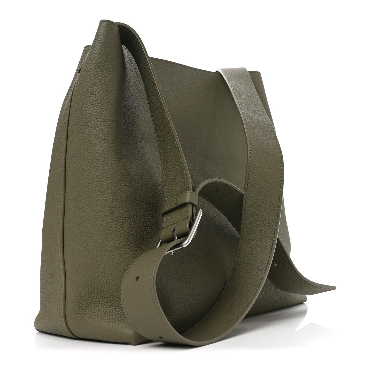 Louis Vuitton LV Touch Calfskin Reversible Verso Hobo H38 Khaki Green