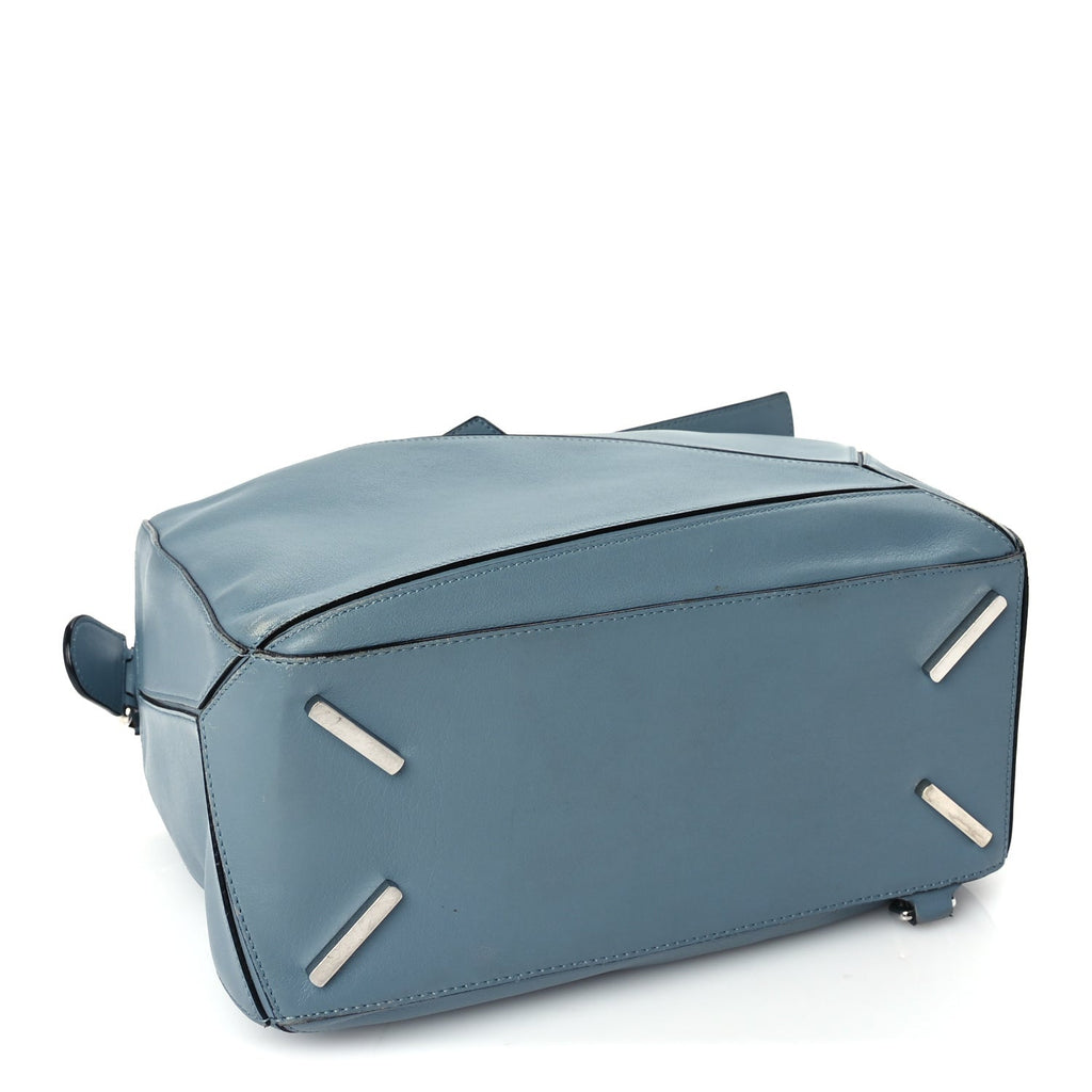 Loewe Calfskin Medium Puzzle Bag Blue