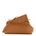 Fendi Shiny Nappa Small Fendi First Caramello