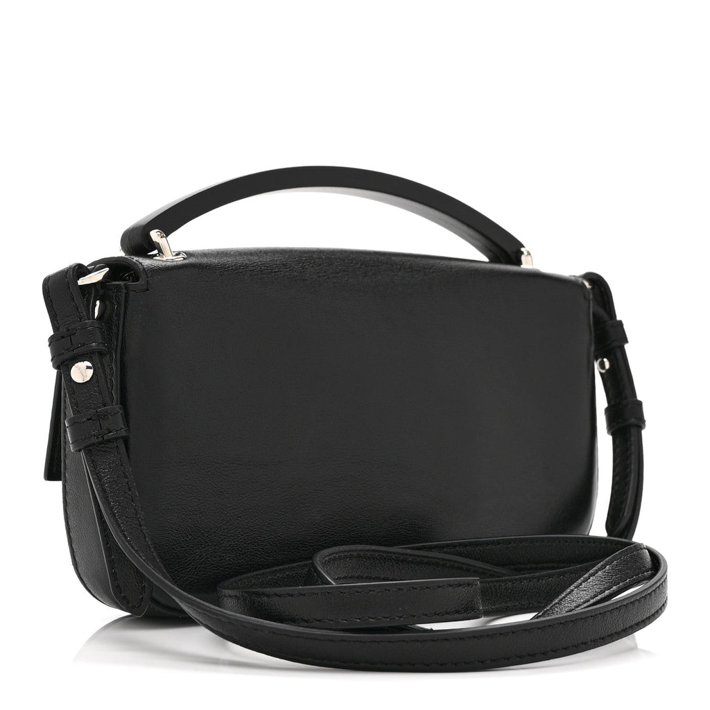 Fendi X MARC JACOBS Nappa Logo Phone Baguette Black