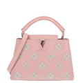 Louis Vuitton Taurillon Studded Flowers Capucines BB Magnolia