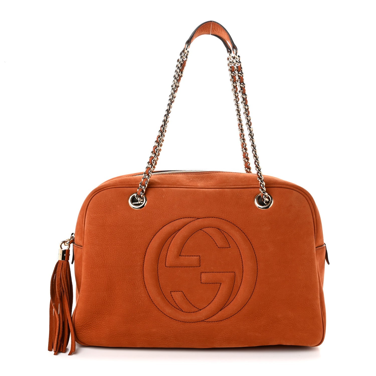 Gucci Vitello Range Medium Soho Bowler Old Whisky
