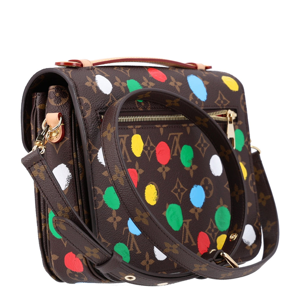 Louis Vuitton LV x YK Monogram Painted Dots Pochette Metis