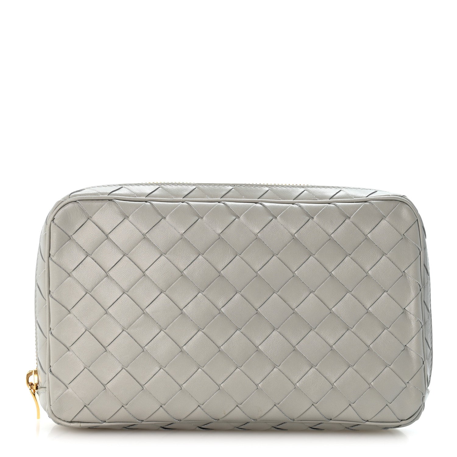 Bottega Veneta Nappa Intrecciato Medium Organizer Case Agate