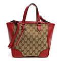 Gucci Monogram Small Bree Tote Red