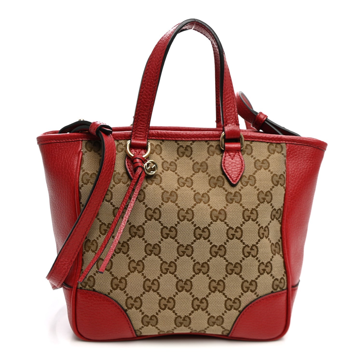 Gucci Monogram Small Bree Tote Red