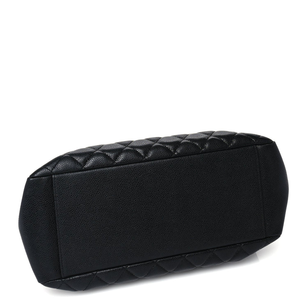 Chanel Caviar Quilted Grand Shopping Tote GST Black