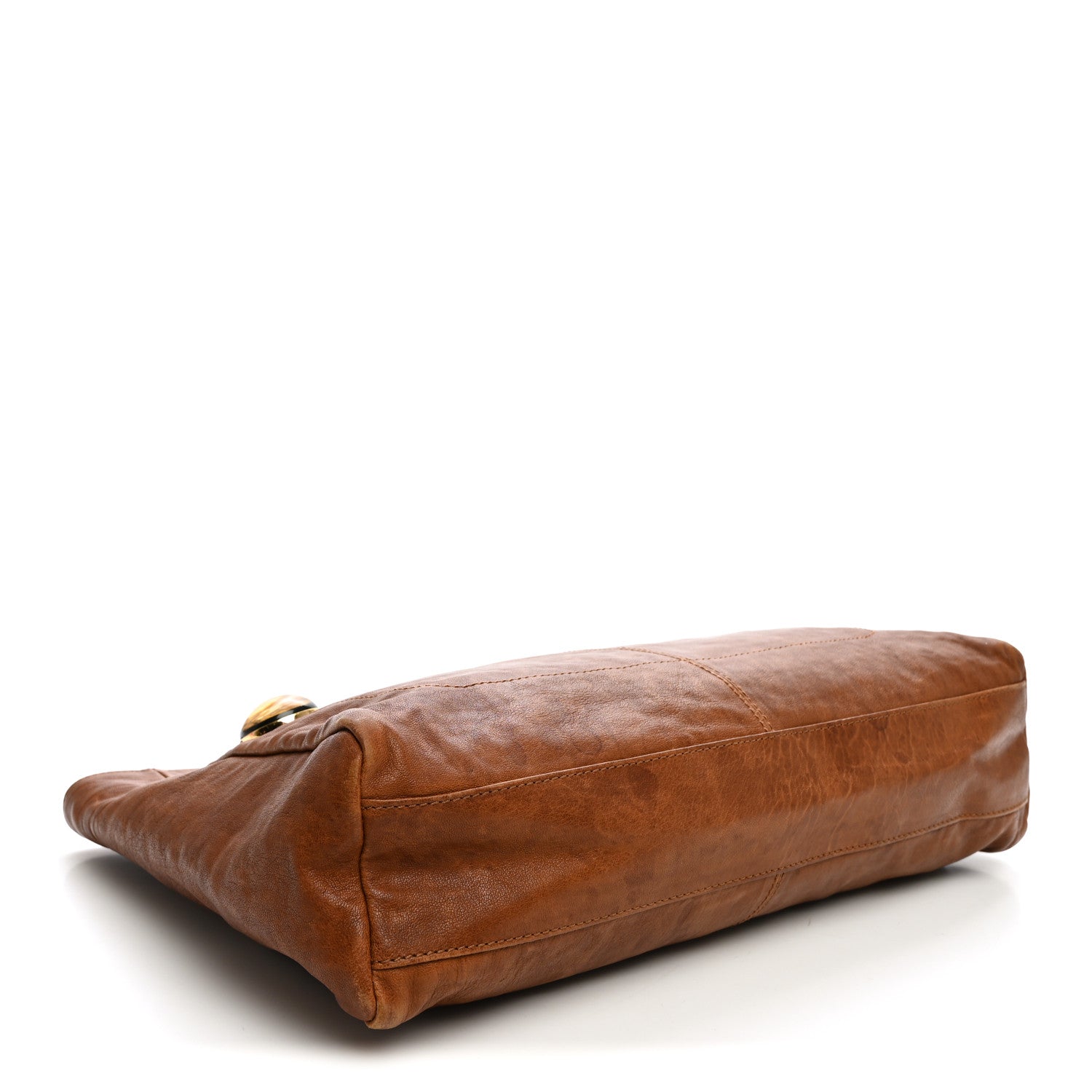 Fendi Calfskin Big Forever Tote Brown