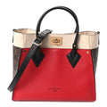Louis Vuitton Calfskin Monogram On My Side Pirate Red