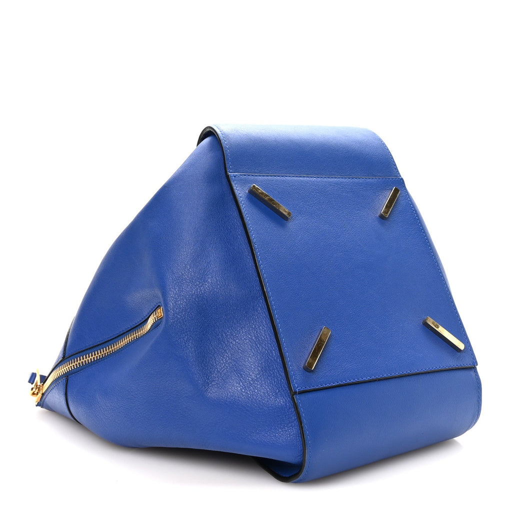 Loewe Calfskin Medium Hammock Shoulder Bag Electric Blue Electric Blue