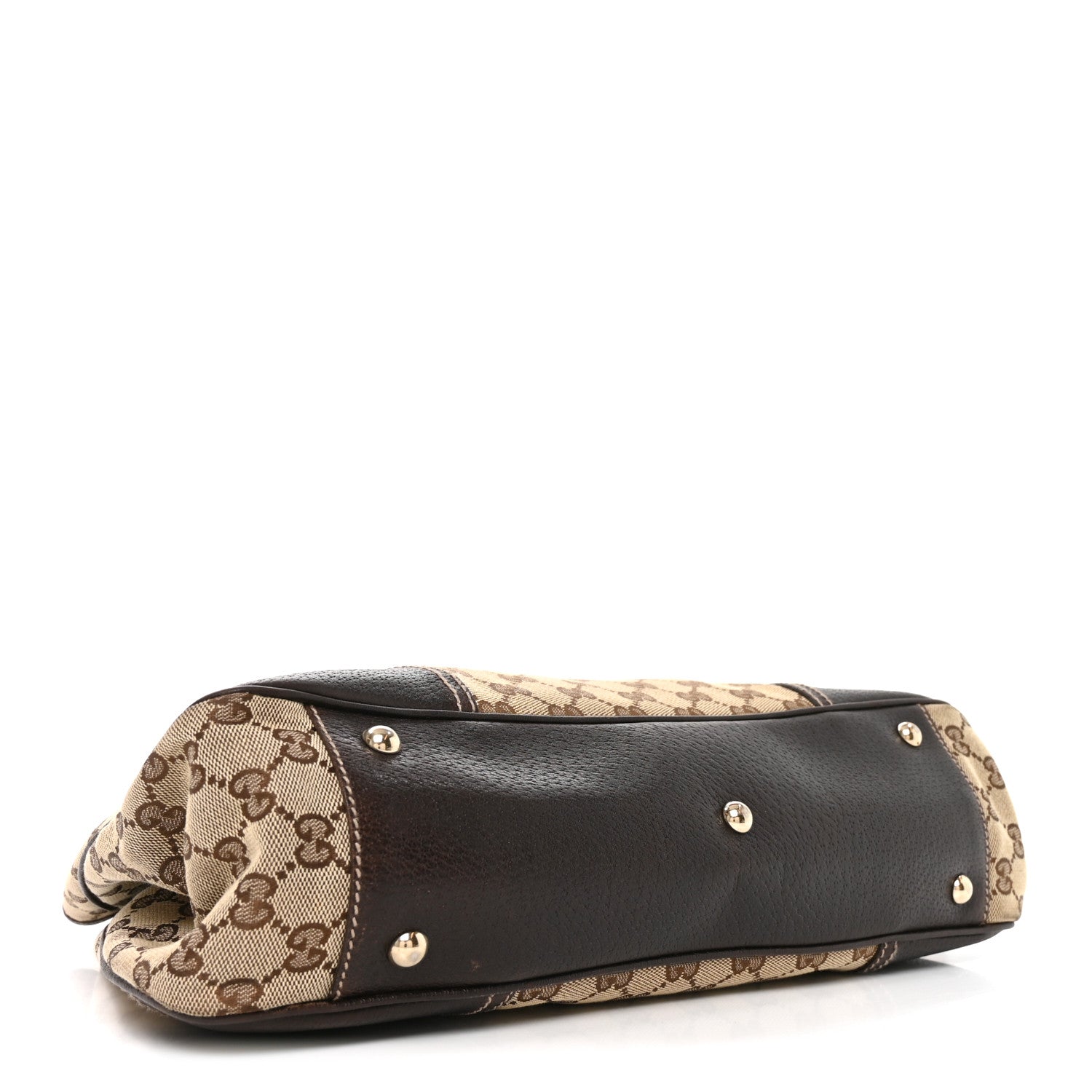 Gucci Monogram Medium Princy Tote Dark Brown