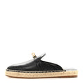 Hermès Goatskin Feria Espadrille 39 Black