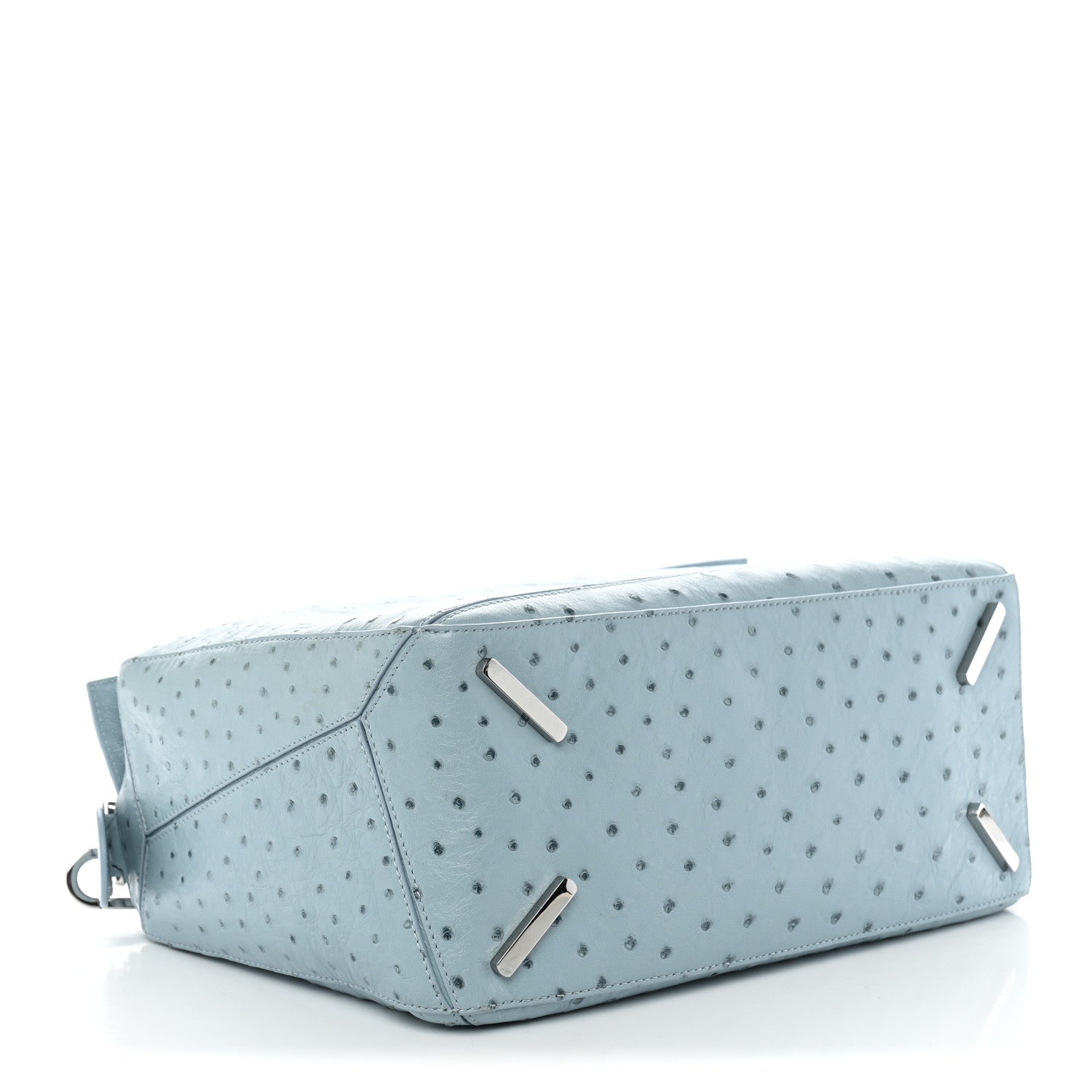 Loewe Ostrich Large Puzzle Bag Blue