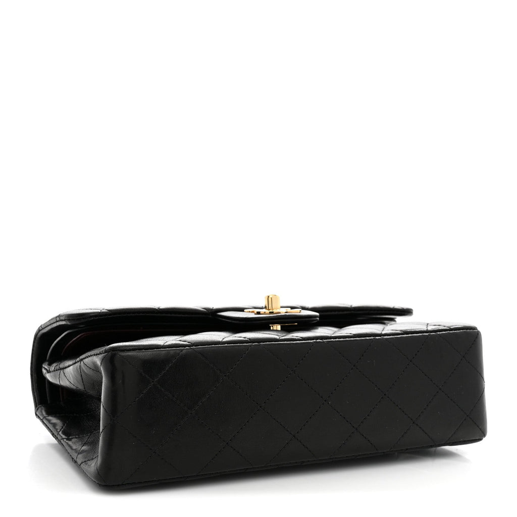 Chanel Lambskin Quilted Small Double Flap Black