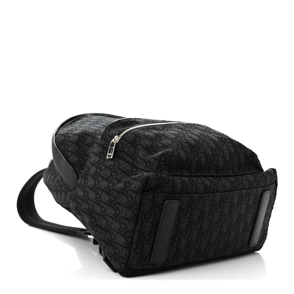 Dior Oblique Calfskin Rider Backpack Black