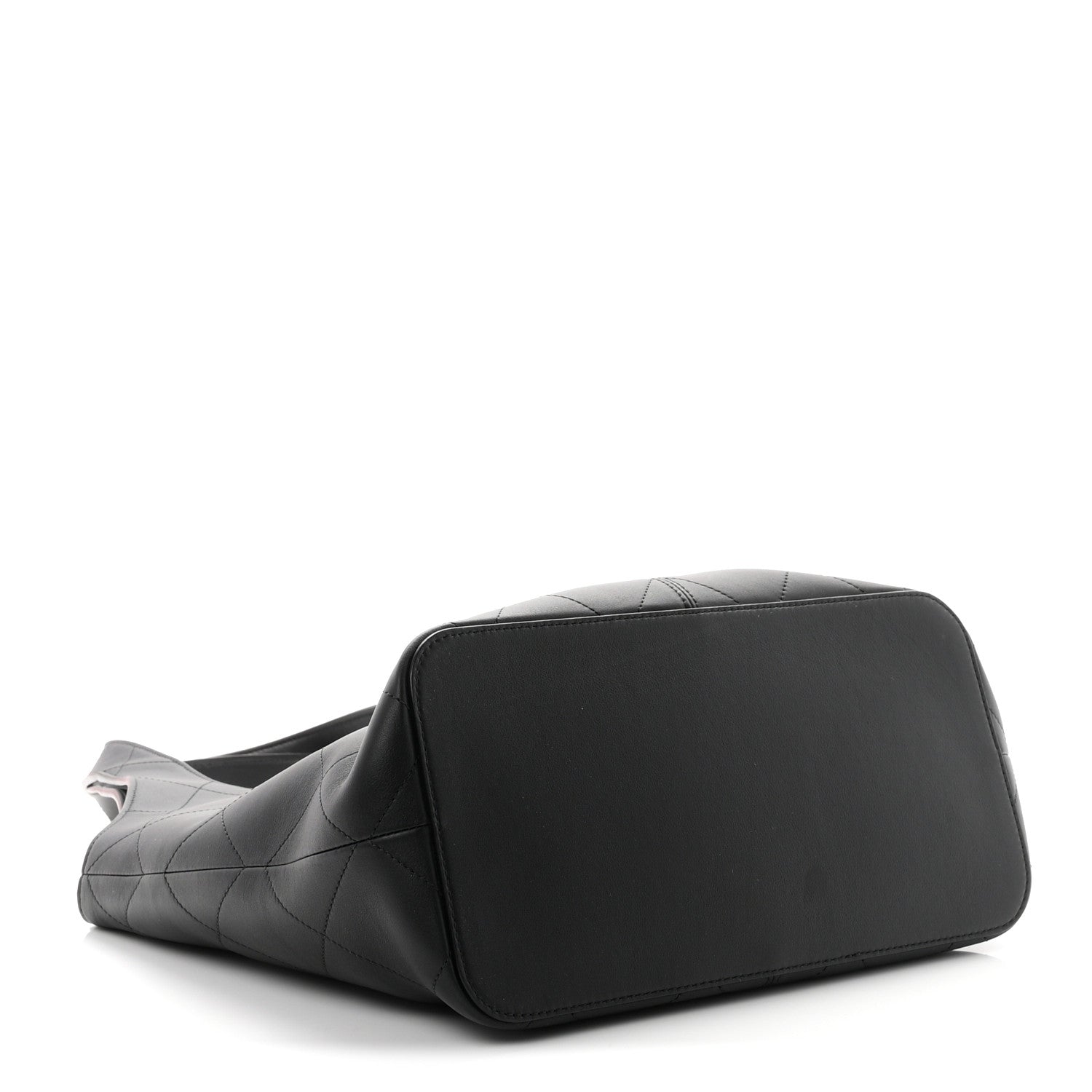 Chanel Calfskin Quilted Medium Shopping Bag Black