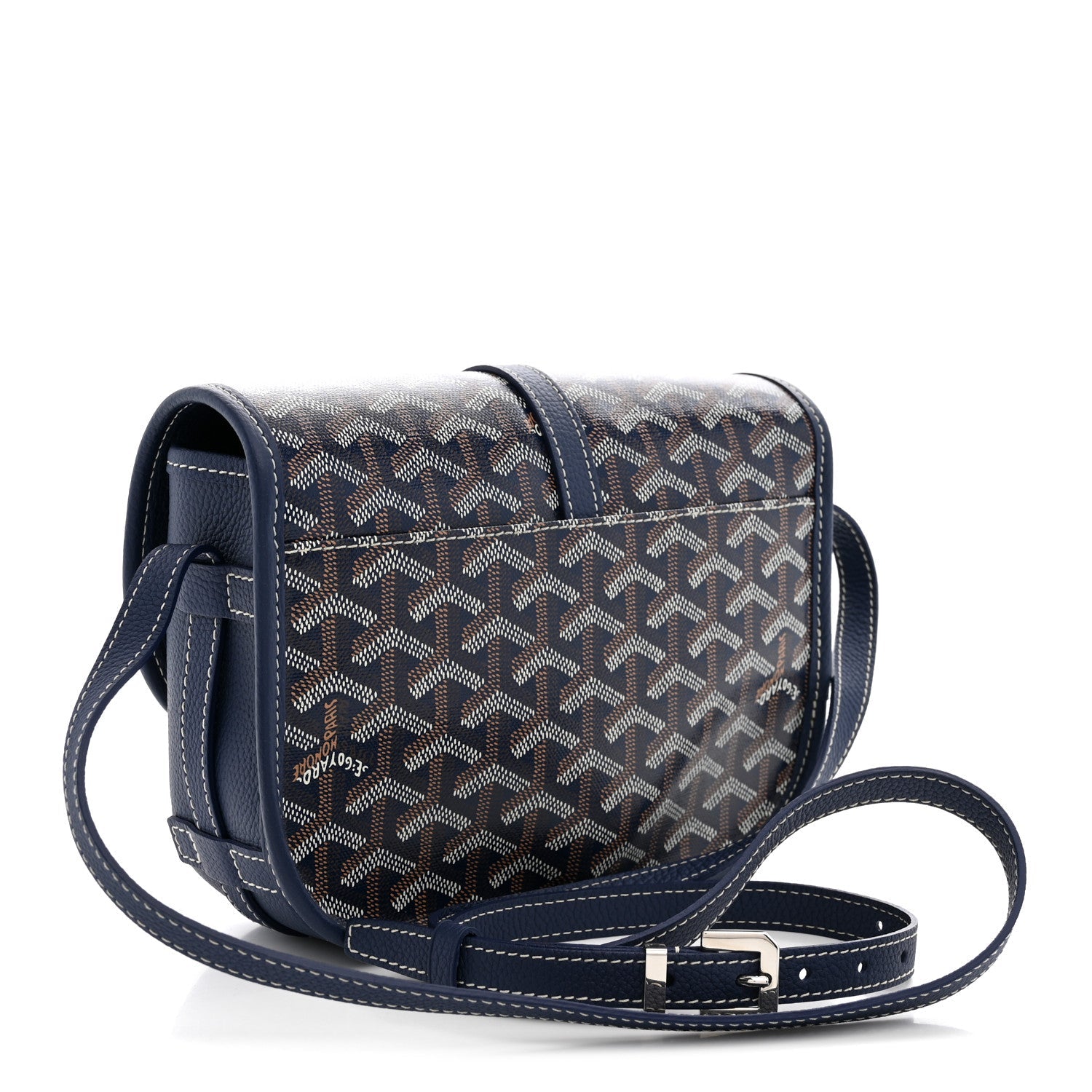 Goyard Belvedere II PM Messenger Bag Navy