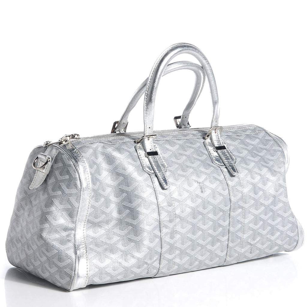 Goyard Croisière 35 in Gris - 3/4 angle view