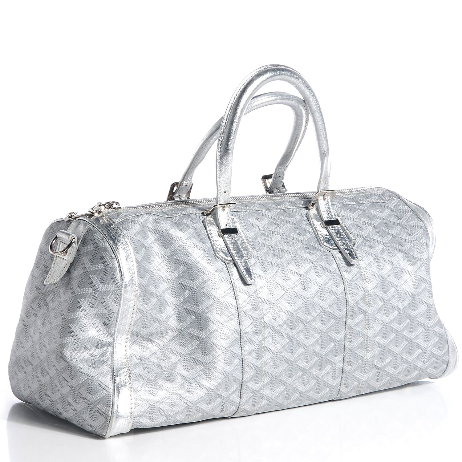 Goyard Croisière 35 in Gris - 3/4 angle view