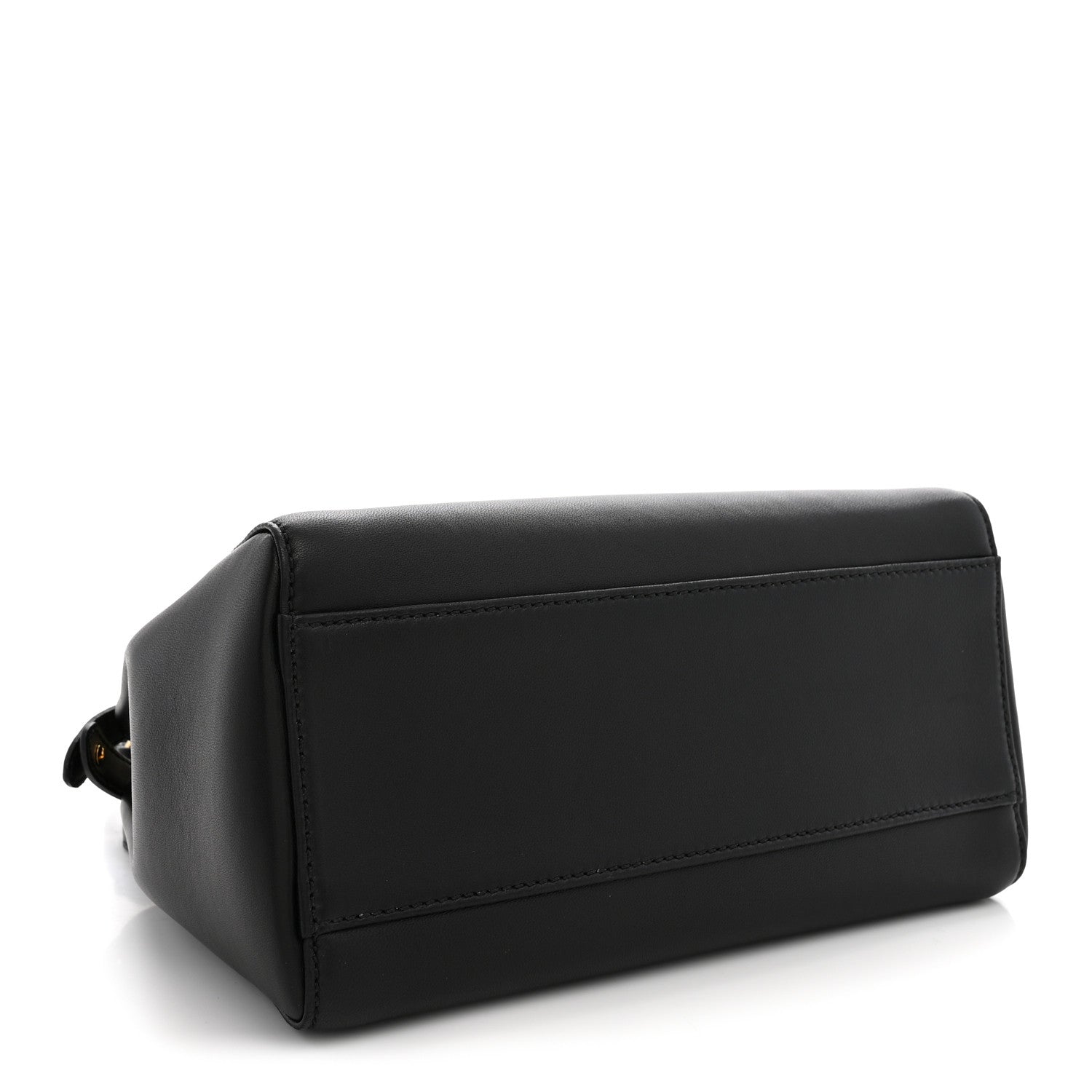 Fendi Nappa Mini Peekaboo Iconic Satchel Black