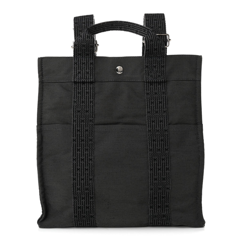Hermès Canvas Herline Backpack Grey