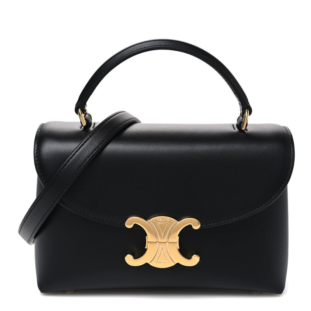 Celine Smooth Satinated Calfskin Teen Nino Black