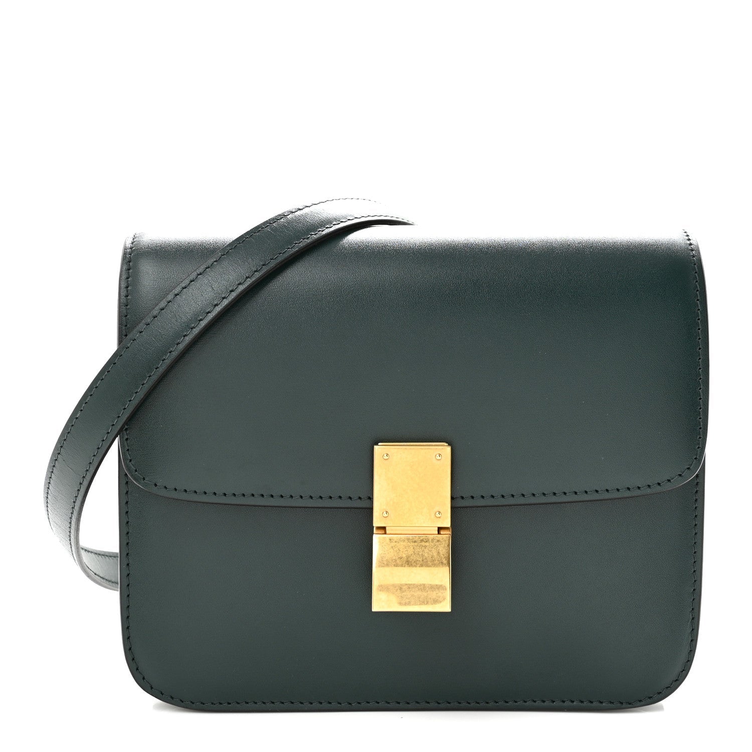 Celine Box Calfskin Teen Classic Box Flap Bag Amazone